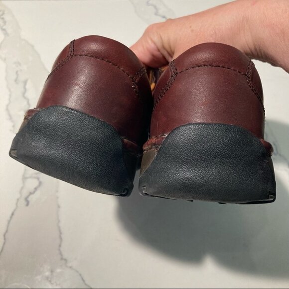 RED WING Sz 6 Leather Round Squarish Slip On Loafers Shoes - Picture 9 of 12